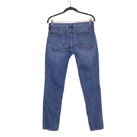 RAG & BONE Dre Low Rise Slim Boyfriend Jeans Distressed Blue River Women's 26 - Picture 4 of 13